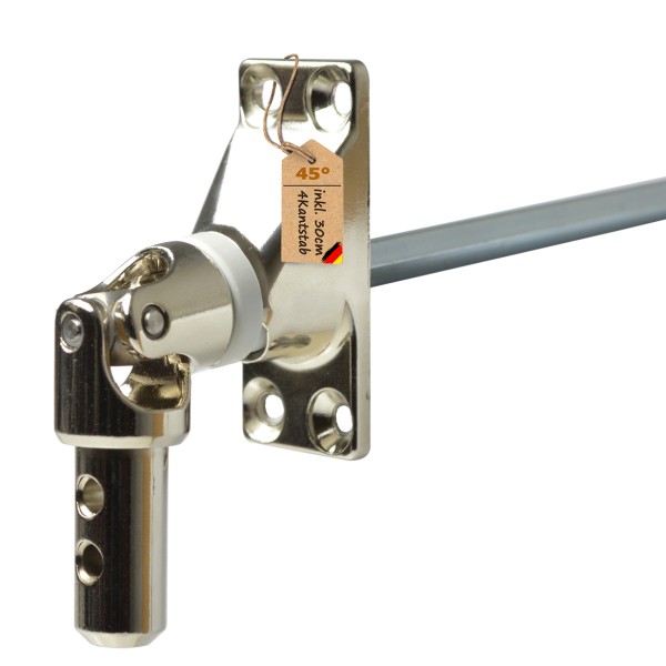 Rolladen Gelenklager | Gelenkplatte 45° verzinkt