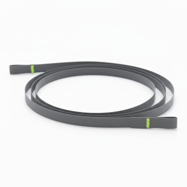 Texband Jalousieband Grau 8x0,34 mm | beidseitige Schlaufe