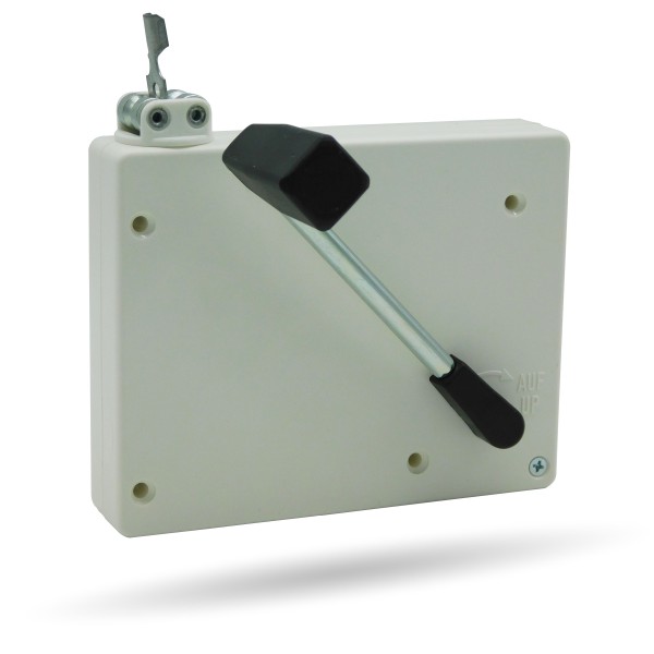 Rolladen Schnurwickler mit Kurbel, Schnur bis 5 mm