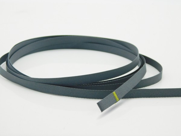 Texband Jalousieband Grau 8x0,34 mm | einseitige Schlaufe